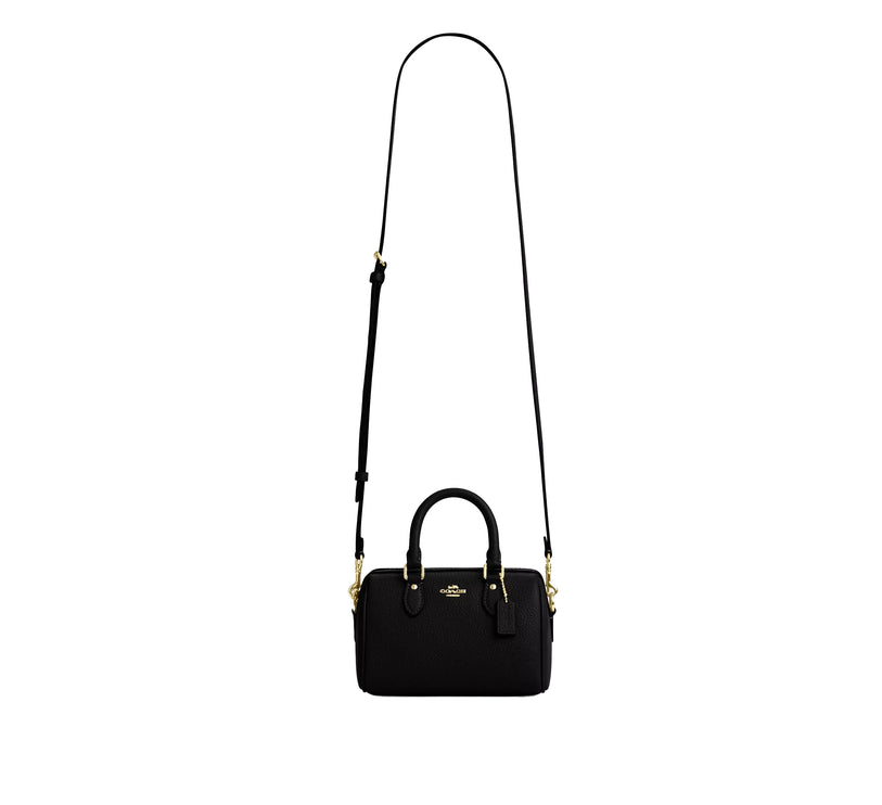 Coach Women's Mini Rowan Crossbody Bag Gold/Black