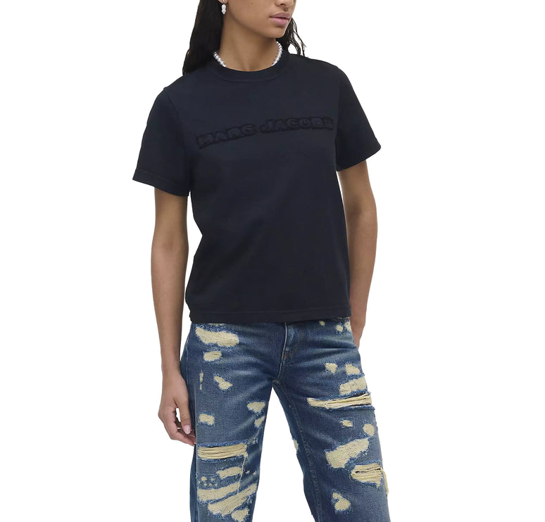Marc Jacobs Women's The Logo Baby Tee Black