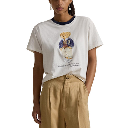 Polo Ralph Lauren Women's Polo Bear Cotton Jersey Tee Nevis - Hemen Kargoda