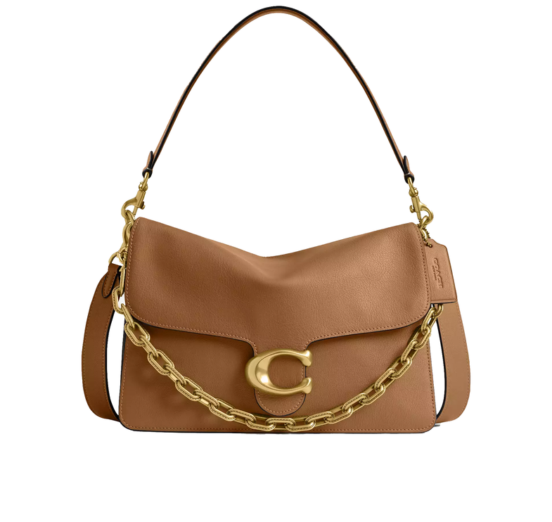 Coach Women's Chain Tabby Shoulder Bag 30 Brass/Honey Brown