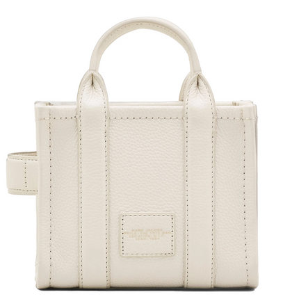 Marc Jacobs Women's The Leather Crossbody Tote Bag Cotton/Silver