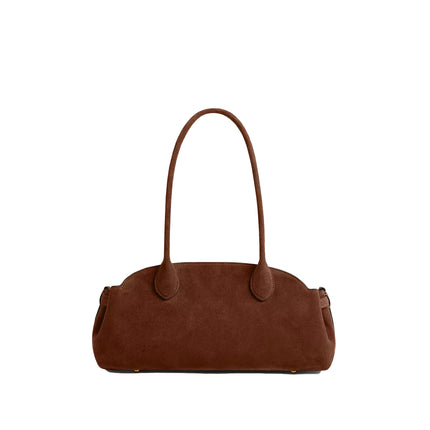 Coach Women's Empire Carryall Bag 34 Suede/Brass/Warm Brown