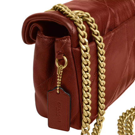 Coach Women's Tabby Shoulder Bag 26 With Quilting Brass/Pecan