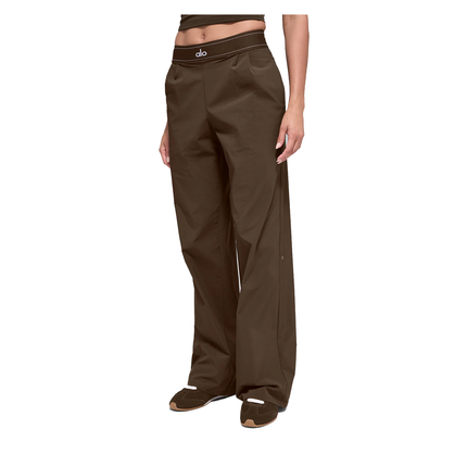 alo Women's Suit Up Trouser (Long) Espresso