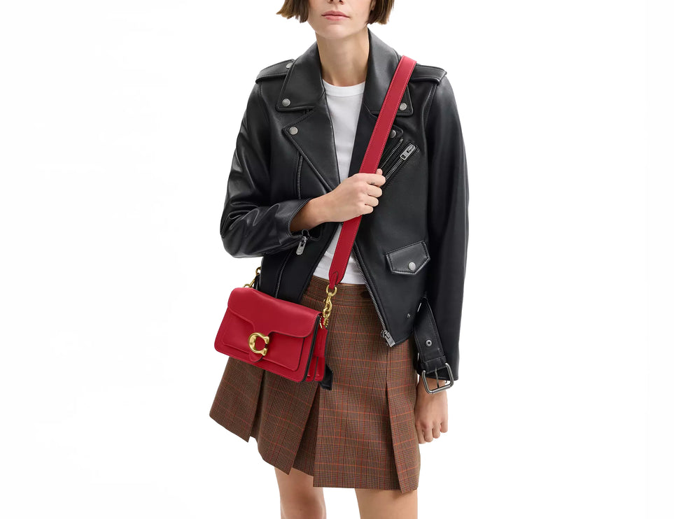 Coach Women's Tabby Shoulder Bag 26 Brass/Poppy