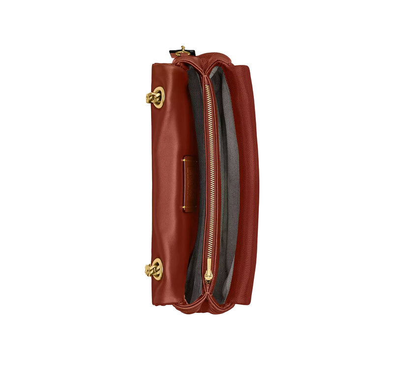 Coach Women's Tabby Shoulder Bag 26 With Quilting Brass/Pecan