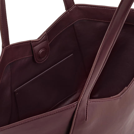 JW PEI Women's Kiana Large Capacity Tote Bag - Deep Claret
