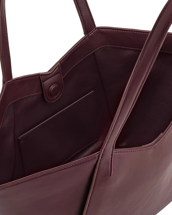 JW PEI Women's Kiana Large Capacity Tote Bag - Deep Claret