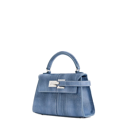 JW PEI Women's Elise Top Handle Bag Blue/Silver