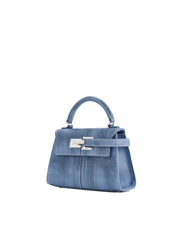 JW PEI Women's Elise Top Handle Bag Blue/Silver