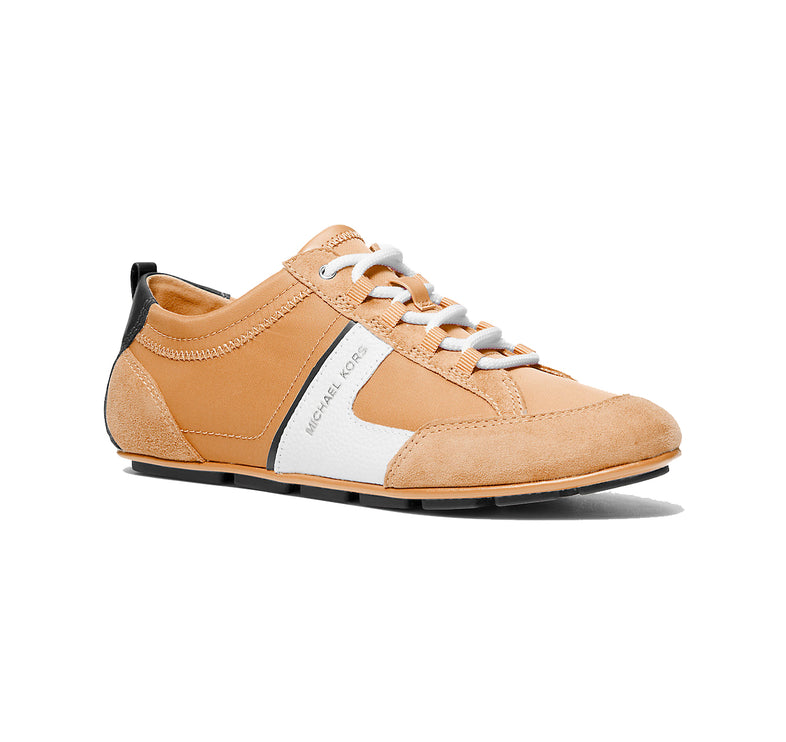 Michael Kors Women's Keely Leather Trainer Peanut