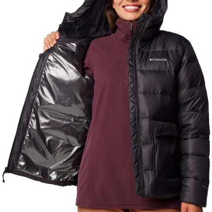 Columbia Women's Harmony Falls Hooded Down Jacket Black