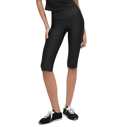 alo Women's 16'' High-Waist Airlift Capri Black
