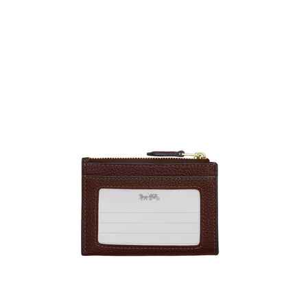 Coach Women's Mini Skinny ID Case Gold/Maple