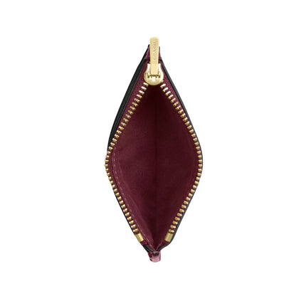 Coach Women's 2-In-1 Wallet Gold/Dark Cherry