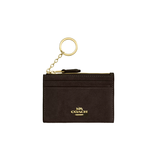 Coach Women's Mini Skinny Id Case Gold/Ebony