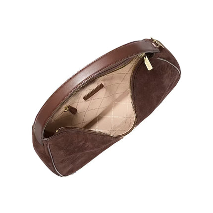 Michael Kors Women's Nayla Medium Fringed Hobo Shoulder Bag Nutmeg