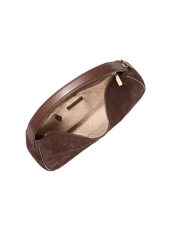 Michael Kors Women's Nayla Medium Fringed Hobo Shoulder Bag Nutmeg