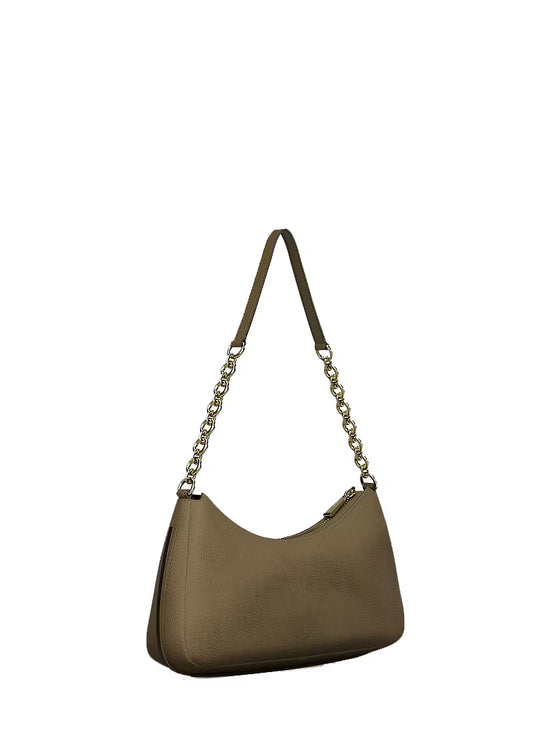 Michael Kors Women's Nolita Medium Nubuck Chain Pochette Loden