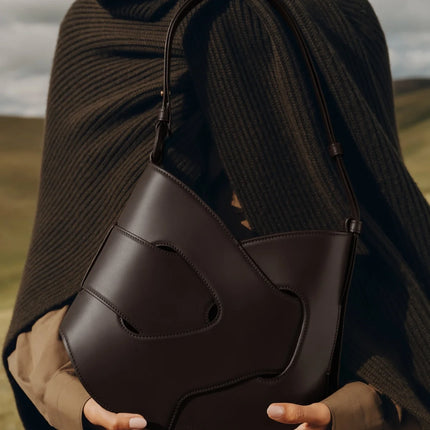 Polène Women's Nodde Hobo Edition Smooth Ebony