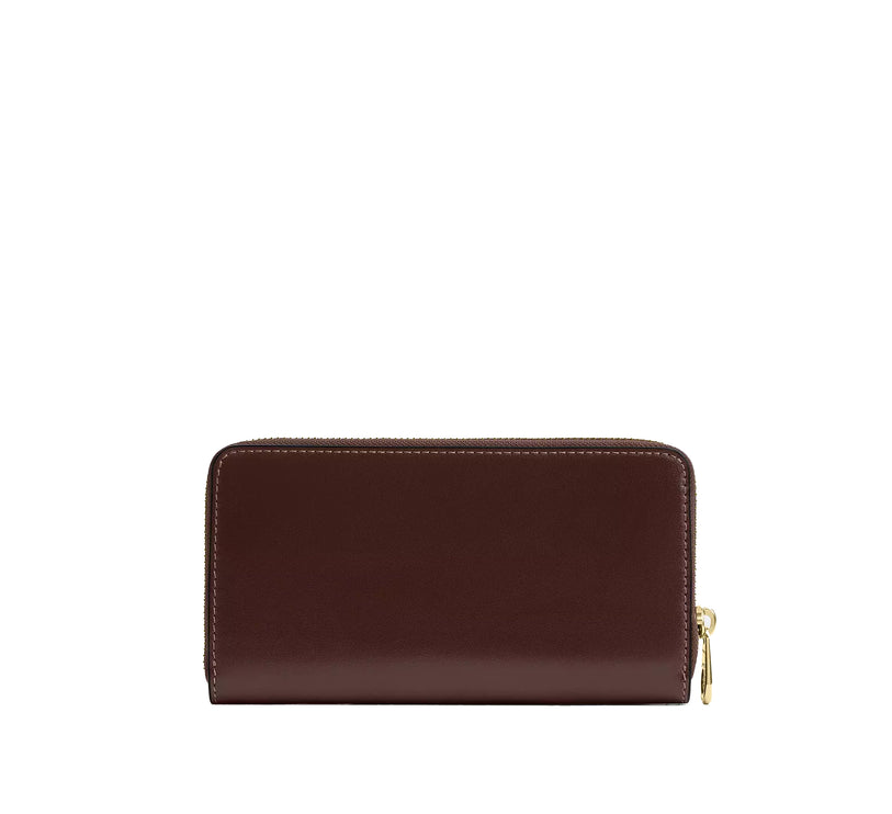 Coach Women's Long Zip Around Wallet Gold/Maple