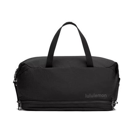 lululemon Unisex 3-in-1 Gym Duffle Bag 30L Black/Traverse Grey