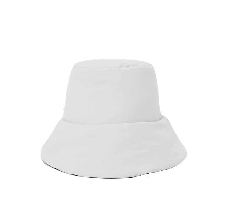 alo Unisex Good Shade Puffer Bucket Hat - White