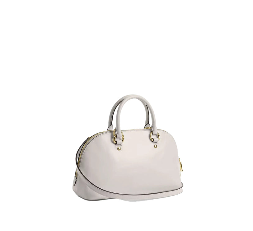 Coach Women's Lara Satchel Bag Gold/Chalk