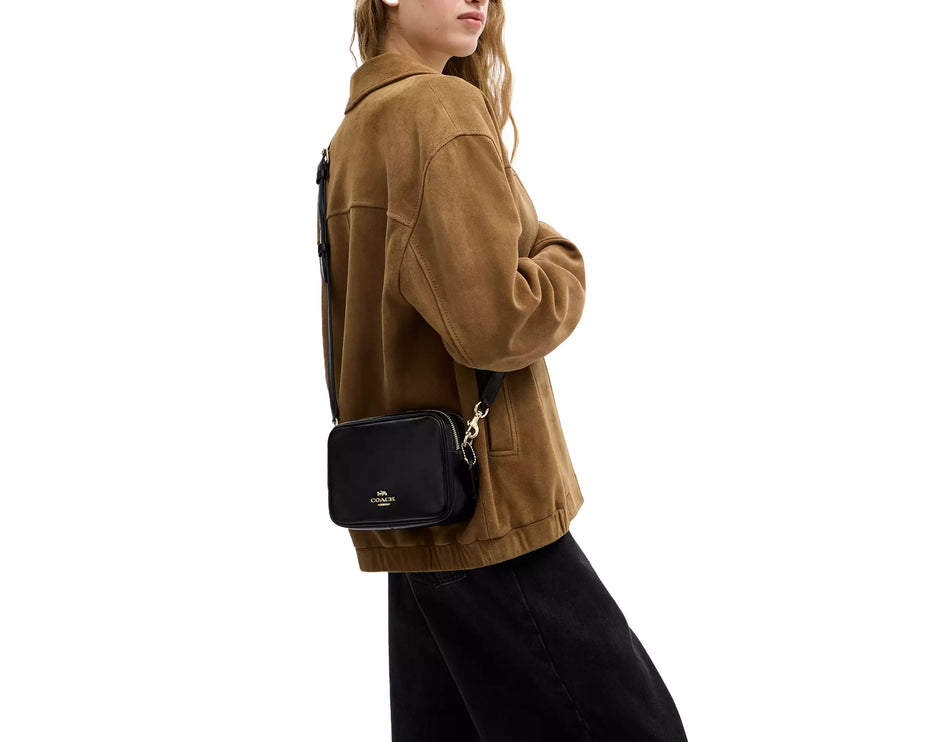 Coach Women's Mini Carey Crossbody Bag Gold/Black