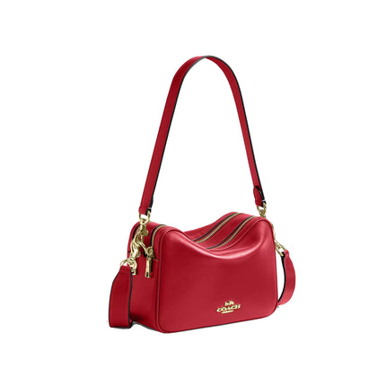 Coach Women's Carey Crossbody Bag Gold/Poppy