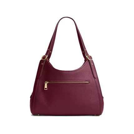 Coach Women's Erin Shoulder Bag Gold/Dark Cherry