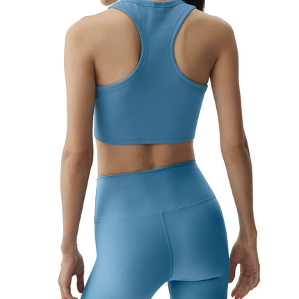 alo Women's Aspire Tank California Blue/White