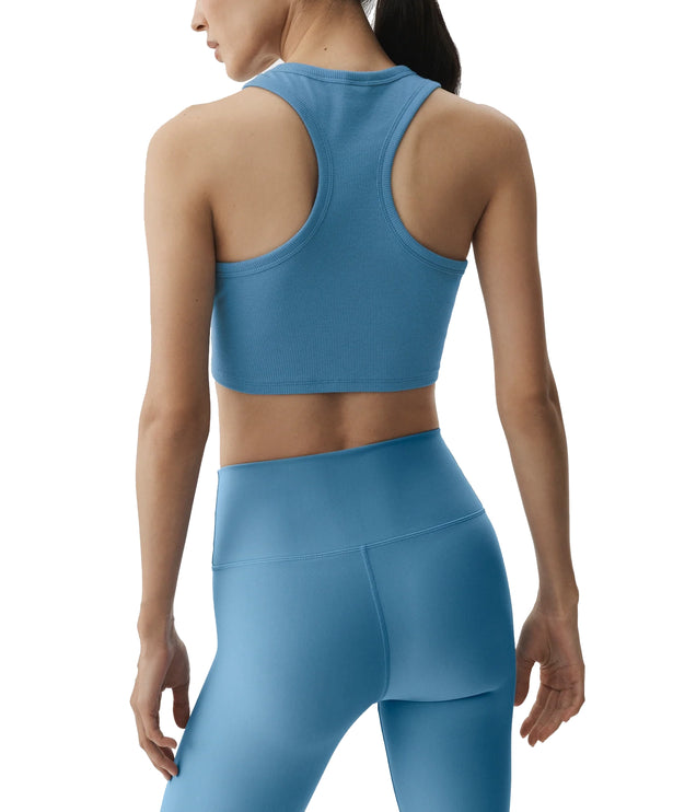alo Women's Aspire Tank California Blue/White