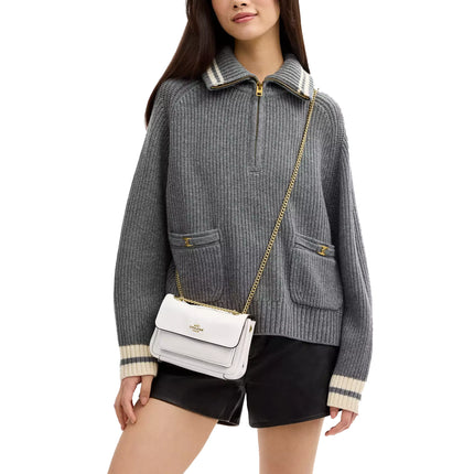 Coach Women's Elodie Crossbody Bag 18 Gold/Chalk