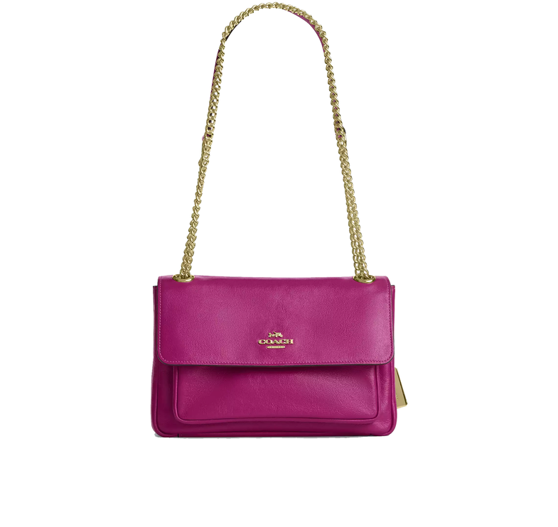 Coach Women's Elodie Crossbody Bag 24 Gold/Magenta