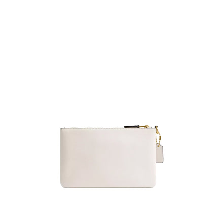 Coach Women's Disney X Coach Essential Small Wristlet With Pluto Brass/Chalk Multi