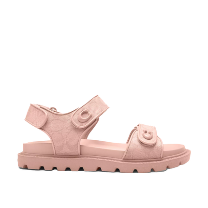 Coach Women's Brynn Sandal In Signature Canvas Candy Pink