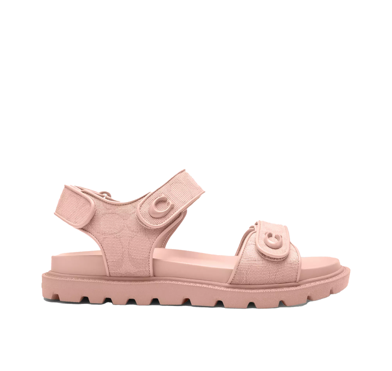 Coach Women's Brynn Sandal In Signature Canvas Candy Pink