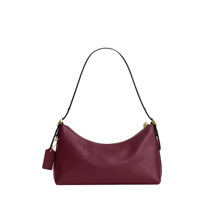 Coach Women's Emeilia Shoulder Bag Gold/Dark Cherry