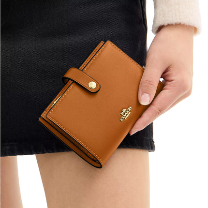 Coach Women's 2-In-1 Wallet Gold/Brown