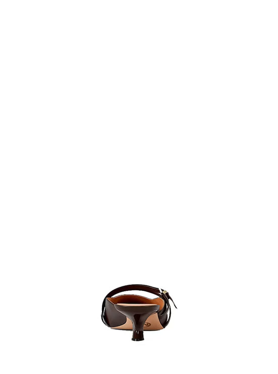 Michael Kors Women's Yvette Kitten Mule Nutmeg