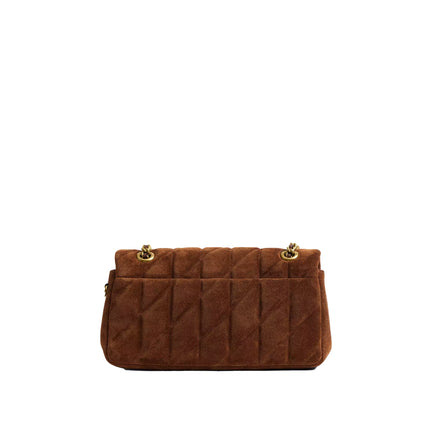 Coach Women's Tabby Shoulder Bag 26 With Quilting Suede/Brass/Warm Brown