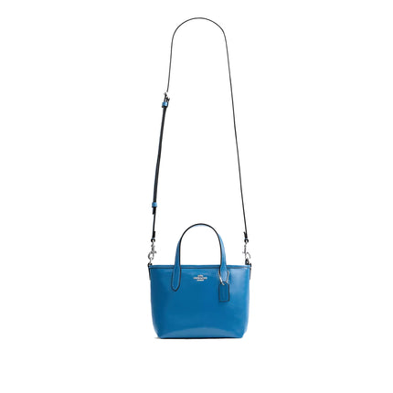 Coach Women's City Mini Tote Bag Silver/Blue Jay