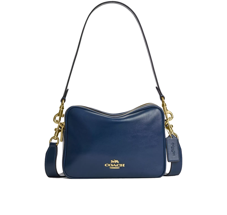 Coach Women's Carey Crossbody Bag Gold/Deep Blue