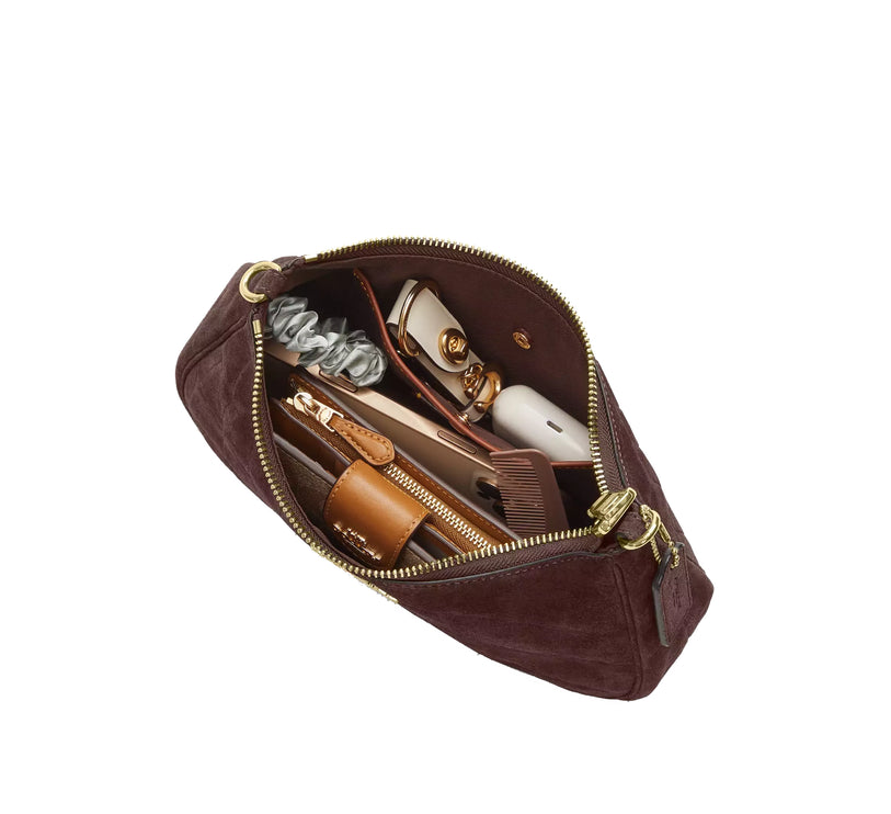 Coach Women's Soft Teri Shoulder Bag Gold/Maple