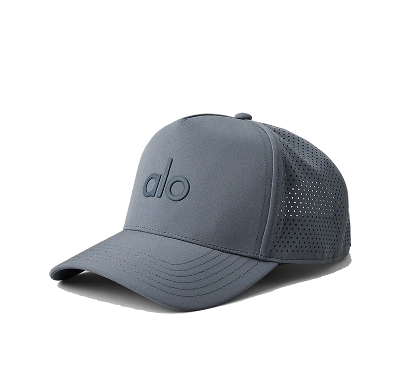 alo Unisex Performance District Trucker Hat - Steel Grey