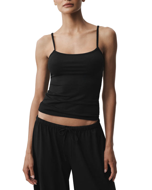 alo Women's Alosoft Finesse Cami Tank Black
