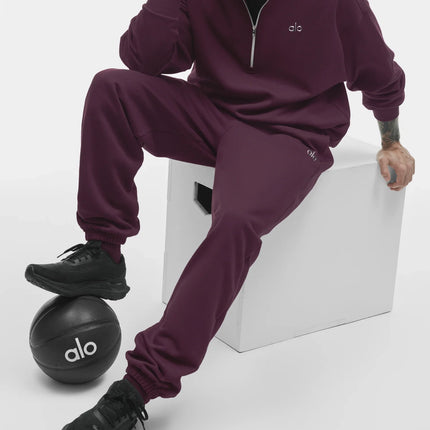 alo Men's Accolade Sweatpant Rich Bordeaux