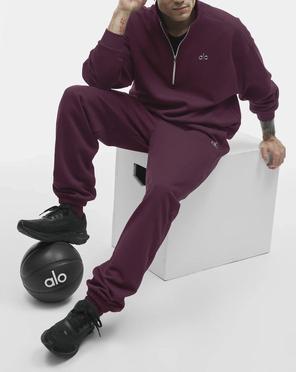 alo Men's Accolade Sweatpant Rich Bordeaux