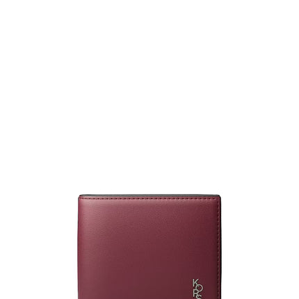 Michael Kors Unisex Kole Billfold Wallet Maroon